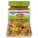 FRATELLI D'AMICO - Alcachofras em óleo "Roman Style", Qualidade Premium, Seleção de Chef, 9.9 oz (280 g), Antipasto, Temperado, Carciofi, Produto da Itália