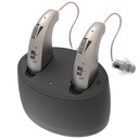 Aparelhos auditivos, aparelhos auditivos recarregáveis OTC para idosos com cancelamento de ruído, amplificador auditivo digital para a perda auditiva, amplificadores de audição para idosos Design Premium Comfort e Ultral Long Battery Life
