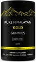 Pure Himalayan Gold Gummies Rico em Ashwagandha, Gokshura Fulvic Acid 85 Micronutrientes para homens, Mulheres □ Não adicionado de açúcar □ Não-GMO