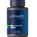 ProHealth NADH Pro - Boost NAD+ (25 mg, 60 pastilhas de ação rápida) Boost Energia, Memória e Foco Suporte ao humor .