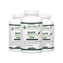 Halal Black Seed Oil (3-Pack) Frio-Pressed Nigella Sativa, Suporta Coração, Cérebro, Juntas, Saúde Imune, Não-GMO, Made in USA - Halal Vitaminas