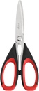 LIVINGO Tesoura de cozinha resistente, 8,5 polegadas Lava-louças de cozinha segura Ultra Sharp Premium Heavy Duty Shears cozinha, tesouras de cozinha multi-propósito aço inoxidável