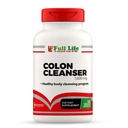 Full Life Colon Cleanser - Suplemento de ervas com Cascara Sagrada e Folha de Senna - 120 Cápsulas Veggie