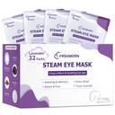 32 embalagens Máscara de vapor de olhos, Máscara de olho aquecida para dormir, Compressão quente para olhos, Máscara de vapor de eliminação de auto-aquecimento Máscara de sono confortável para casa, escritório, Spa, Essencial de viagem (Lavanda)