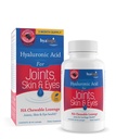 Hyalogic Hyaluronic Acid Chewables 60 Count - Grande sabor Berry Flavored (120mg por 2 comprimidos) - Defy Aging Naturalmente - Açúcar Suplemento HA gratuito para cuidados com a pele e saúde ocular