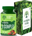 Complexo genérico de Vitamina B 100% RDA - 200 Comprimidos / Cápsulas - Suplemento B Vitaminas (B1, B2, B3, B5, B6, B7, B9, B12), Verde