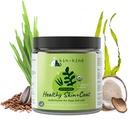 kin+kind Multivitamin Orgânico para Cães e Gatos - Suplemento de Animais de estimação para Pele Saudável e Casaco - Fórmula Natural Segura com Erva de Trigo, Kelp, Algas e Coco - Made in USA - 4 oz (Médio)