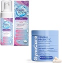 Terramed Just Think Comfort Pacote de Bem-Estar Feminino: Cápsulas Probióticas Vaginais + Lavagem não perfumada Feminina – Suporte duplo para equilíbrio de pH, controle de Odor e saúde íntima