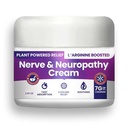 Nervo e Neuropatia Creme – Alívio Alimentado Planta para Pé, Mãos, Pernas, Dedos Inclui 7 gramas de L’Arginina; Vitamina B6, Arnica, Aloe -2.82 oz