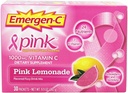 Emergen-C 1000mg Vitamina C pó para suporte imunológico diário Suplementos de vitamina C gratuitos de cafeína com zinco e manganês, vitaminas B e eletrólitos, Super sabor laranja - 30 contagem