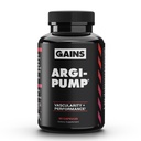 Ganhos em Bulk L Suplemento de Aminoácidos Arginina para suporte de óxido nítrico, Suplementos para homens com L-Arginina, L Citrulina e L Ornitina, Bomba muscular, energia e apoio à saúde do coração, 90 Cápsulas