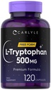 Carlyle L-Tryptophan 500mg □ 120 Cápsulas
