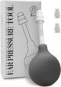 Dispositivo de alívio da pressão natural do ouvido, produtos de alívio da enxaqueca através da pressão interna do ouvido, dispositivo de sucção do alívio da dor do ouvido do avião para voar (Gray)