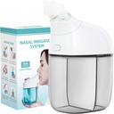 Sistema de irrigação nasal, Cuidado nasal, Máquina de lavagem sinusal, Máquina de lavagem nasal, Limpador nasal com função de coleta de resíduos automático para Sinus, Nariz Runny Nase, Cinzento congestionamento nasal