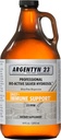 Suporte imunológico profissional Argentyn 23 - Prata coloidal, hidrosol de prata bio-ativa, 23 ppm, Twist Líquido Top, 64 Fl Oz (1.892 mL)
