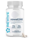 Revive MD Suplementos de Suporte Adrenal para Fadiga - Natural Gerente de Cortisol e Suplemento com Rhodiola Rosea & Ashwagandha Promove Níveis de Energia e Desempenho Mental - Homens e Mulheres - 30 Servimentos