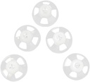 Peça de aparelho auditivo de ouvido Domes abertos 6mm 5-Pack PSAP confortável (produto de amplificadores de som pessoal) Kit Ear Tips Invisível, perfeito para ar aberto (aberto), exceto para RIC