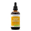 Segredos da tribo - segredo da tireóide, suporte saudável da tireóide, mistura de suplementos de ervas gotas de álcool sem extrato líquido (4 fl oz)
