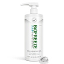 Biocongelamento profissional Gel alívio da dor para joelho, pescoço, quadril, articulação, ombro, & dor de costas simples, artrite alívio da dor, alívio muscular dolorido, gel de mentol incolor 32 Fl Oz