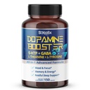 5-HTP + GABA com L-Teanina + L-Tirosina - Humor e Foco, Memória e Energia, Apoio ao Sono Descansado - EUA Made & Tested (Suprimento de 150 dias (Pacote de 1))