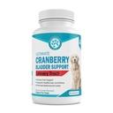 Wanderfound Animais de estimação Ultimate Cranberry Bladder ITU Suplemento de suporte para cães - Dog Urinary Tract Infection Incontinence Formula com Cordyceps Mushroom - Bacon & Flavor de fígado - 90 comprimidos mastigáveis