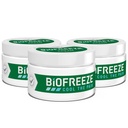 Biocongelamento Creme Menthol 3 OZ Jar (Pacote de 3) Associado com músculos doloridos, artrite, dor nas costas simples, e dor articular (Pacote de Vary maio)