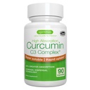 Igennus Advanced Curcumin C3 Complex, 300% Maior Absorção & Rapid Uptake, 95% Extrato padronizado, 90 Servings, Clean Label, Vegan Suplemento, 1-a-Dia, 90 Cápsulas