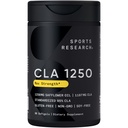 Pesquisa Desportiva CLA - 1250mg com Ácido Linoleico Conjugado Ativo para Homens e Mulheres - Non-GMO, Soy & Gluten Free - 95% (90 Softgels)