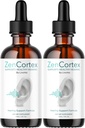 LIVORKA ZenCortex Drops, Suplemento Líquido para Saúde do Ouvido, Suporta Audição Saudável, 2 Garrafas por 60 dias - Embalagem de 2