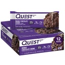 Quest Nutrição duplo chocolate Chunk Protein Bars, 20g Bares de proteína, 1g de açúcar, 4g de carboidrato líquido, Sem glúten, Keto Friendly, 12 Contagem
