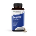 LifeSeasons Rest-ZZZ - Suplemento de suporte natural do sono - queda dormindo e ficar dormindo - acalma o sistema nervoso - facilidade de tensão muscular e inquietação - baixa dose de melatonina GABA & Camomila - 60 Cápsulas