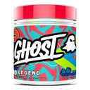 GHOST Lenda pré-treino em pó, framboesa azul - 30 Servings - Pré-treino para homens e mulheres com cholina, L-citrulina, e beta Alanine para energia e foco