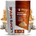 WELLNESS LABSRX Lions Mane Powder, Suplemento de Cogumelo - 2000mg - Lions Mane Supplement - Lion's Mane Mushroom Powder Brain Supplements for Memory and Focus, Imune Support and Health - 120 Servings