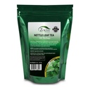 Zokiva Nutritionals - Nettle Leaf Sacos de chá Mega Pack - 100 Sacos de chá de ervas orgânicos convenientes de qualidade Premium - Cafeína-livre e Vegan-friendly Em um Stand Resealable Up Zip Lock Pouch