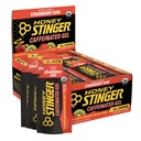 Honey Stinger Strawberry Kiwi Energy Gel, Cafeinado e Glúten Grátis com Mel Orgânico, para Exercício, Corrida e Desempenho, Nutrição Desportiva para Casa e Ginásio, Pré e Mid Workout, 24 Pack