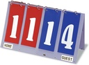 Tandem Sport 2 Digit Score Keeper - Score Flipper for Volleyball, Basketball, Baseball & Football - Tablet Easy Flip Scoreboard