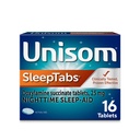 Unisom SleepTabs, Sono-aid à noite, succinato de doxilamina, 16 Comprimidos