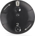 Filtros de assistência auditiva para Phonak Cerushield, Guardas portáteis de cera de disco Black Hearing Aid Filters Wax Guard Compatível com Phonak Marvel & Phonak Paradise