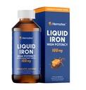 Suplementos de ferro para homens de alta potência de ferro líquido para adultos por Hematex - 100mg Polissacarídeo Complexo de ferro Suplementos de ferro para anemia e deficiência de ferro