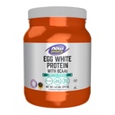 NOW Foods Sports Nutrition, Egg White Protein, 16 g Com BCAAs, Pó sem sabor, 1,2 libras