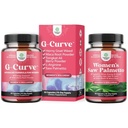 Pacote de G Curve Horny cabra Erva para mulheres para melhor desempenho de humor de energia e extra força serra Palmetto para mulheres 500mg - DHT Blocker - 30-Dia de fornecimento - Vitaminas capilares para perda de cabelo Suplemento