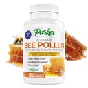 Parker Naturals Supreme Bee Pollen Cápsulas, 3520 mg Royal Jelly, Bee Pollen, e Bee Propolis Cápsulas, Natural Bee Pollen Suplemento para Adultos, 150 Cápsulas