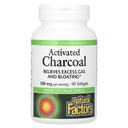 Factores naturais Carvão ativado 90 Softgel
