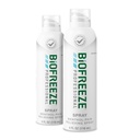 Biocongelamento Alívio de dor da força profissional Aerosol Spray, Artrite Reliever dor, joelho e alívio da dor lombar, alívio muscular doloroso, FSA elegível, 2 pacote (4 FL OZ Biocongelamento Menthol Spray)