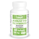 Super inteligente Annatto Tocotrienols 100mg por dia (DeltaGold Vitamina E) - Suplemento Tocotrienols Não-GMO e sem glúten - 60 Softgels
