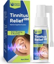 TUHIMO Tinnitus Rëliëf para orelhas de toque, spray de tratamento de zumbido eficaz natural, 30ml-azul