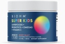 BIOHM Super Kids Superfood Powder Plus Probióticos, (5,3 Oz, 30 Servings) Delicious Berry Blast, Antioxidantes, Omega 3 & Vitamina C, Não-GMO, Laticínios Livres, Sem Ingredientes Artificiais, Vegetariano, Idades 4+