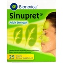 Bionorica Sinupret Adulto Força Sinus - Imune Suporte Suplemento - Todos Natural - Herbal Passagem Nasal & Immunity Boost - 25 Comprimidos