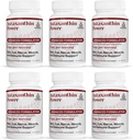 TURNER Nova Zelândia Astaxantina Poder com UAF1000+, Anti-envelhecimento, Pele, Olho, Nervo, Recuperação muscular, Suporte imunológico Suplemento antioxidante, 12mg Astaxantina, 180 Servões, 6 Garrafas
