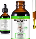 Alívio de constipação de gato, 2 Fl Oz Alívio de constipação para gato, Laxante de gato, Alívio de constipação de laxante de gato, Macio de fezes, Suporta Saúde Digestiva